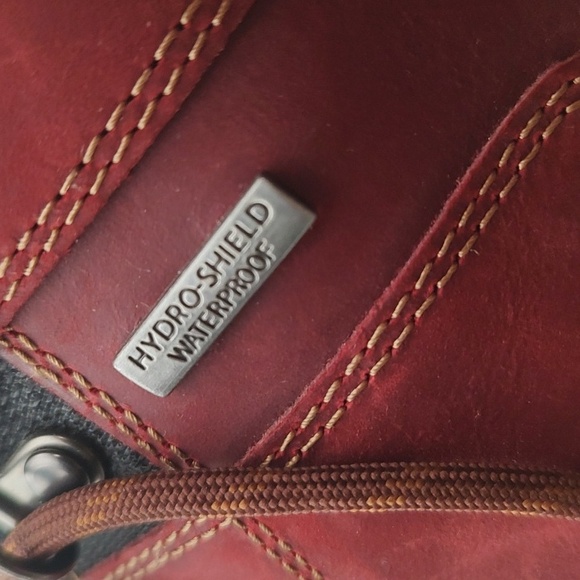 Rockport XCS Red Rugged Boots with Moc-Toe Design Waterproof Size 12 Excellent - Picture 6 of 16